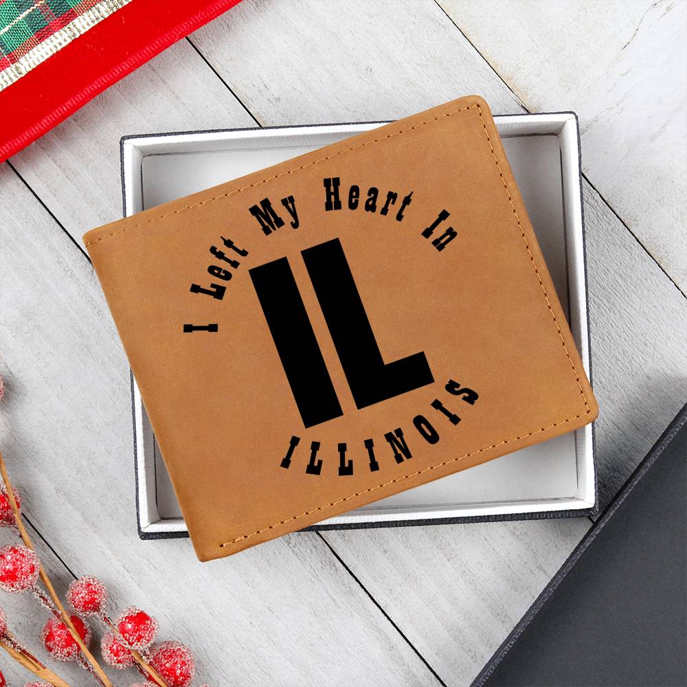 Heart In Illinois v01 - Leather Wallet