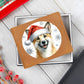 Christmas Dog - Canaan - Leather Wallet