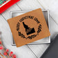 Merry Christmas From Idaho - Leather Wallet