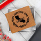 Merry Christmas From California - Leather Wallet