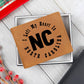 Heart In North Carolina v01 - Leather Wallet