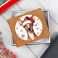 Christmas Dog - Cirneco dell’Etna - Leather Wallet