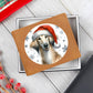 Christmas Dog - Sloughi - Leather Wallet