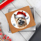 Christmas Dog - Cairn Terrier - Leather Wallet