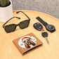 Christmas Dog - Grand Basset Griffon Vendeen - Leather Wallet