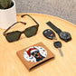 Christmas Dog - Doberman Pinscher - Leather Wallet