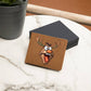 Funny Reindeer Face 10 - Leather Wallet