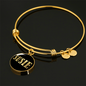 Susie v02 - 18k Gold Finished Bangle Bracelet