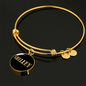 Shelley v02 - 18k Gold Finished Bangle Bracelet