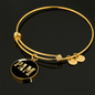Pam v02 - 18k Gold Finished Bangle Bracelet