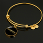 Jeannette v02 - 18k Gold Finished Bangle Bracelet