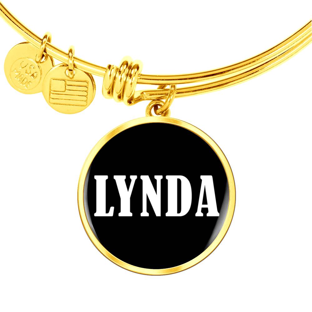 Lynda v03 - 18k Gold Finished Bangle Bracelet