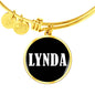 Lynda v03 - 18k Gold Finished Bangle Bracelet