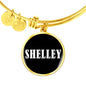 Shelley v03 - 18k Gold Finished Bangle Bracelet