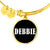 Debbie v01w - 18k Gold Finished Bangle Bracelet