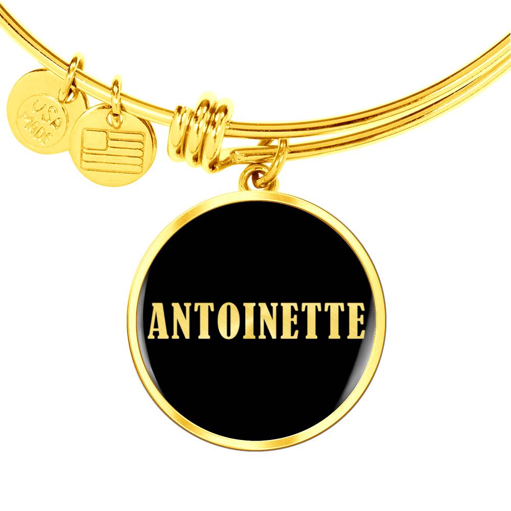 Antoinette v02 - 18k Gold Finished Bangle Bracelet