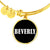 Beverly v01w - 18k Gold Finished Bangle Bracelet