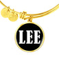 Lee v03 - 18k Gold Finished Bangle Bracelet