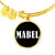 Mabel v01w - 18k Gold Finished Bangle Bracelet