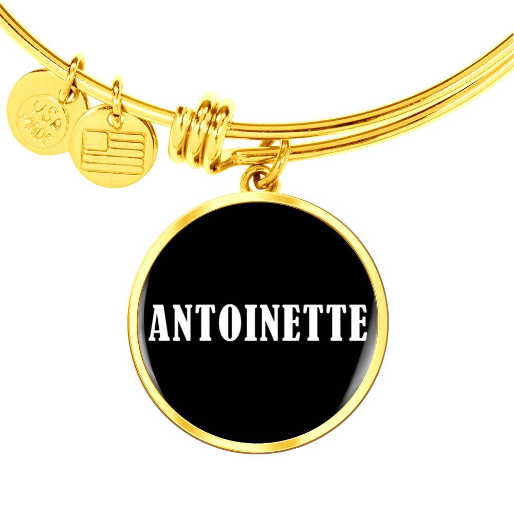 Antoinette v03 - 18k Gold Finished Bangle Bracelet