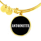 Antoinette v03 - 18k Gold Finished Bangle Bracelet