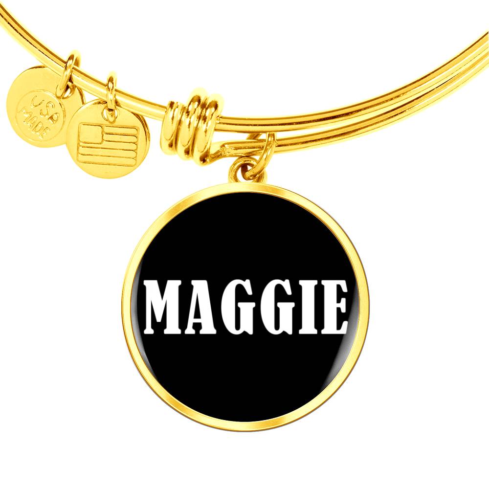 Maggie v03 - 18k Gold Finished Bangle Bracelet