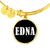 Edna v01w - 18k Gold Finished Bangle Bracelet