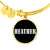 Heather v01w - 18k Gold Finished Bangle Bracelet