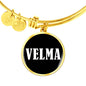 Velma v01w - 18k Gold Finished Bangle Bracelet