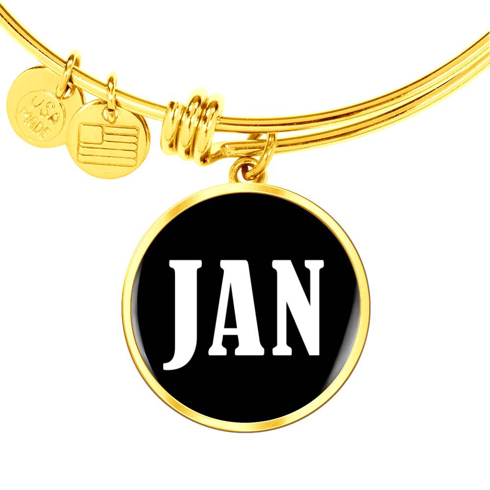 Jan v03 - 18k Gold Finished Bangle Bracelet
