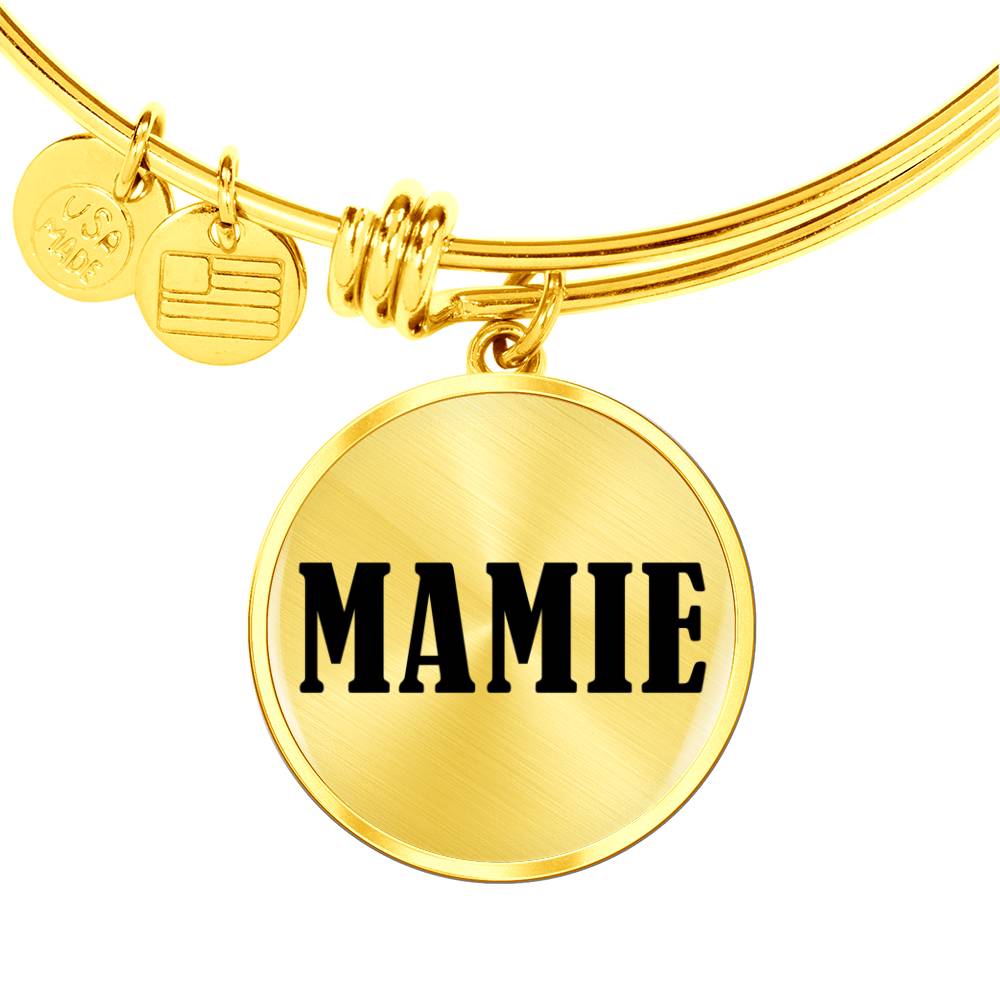 Mamie v01 - 18k Gold Finished Bangle Bracelet