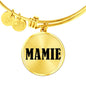 Mamie v01 - 18k Gold Finished Bangle Bracelet
