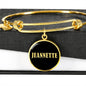 Jeannette v02 - 18k Gold Finished Bangle Bracelet
