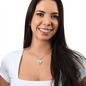Darrah - Engraved Heart Pendant Necklace