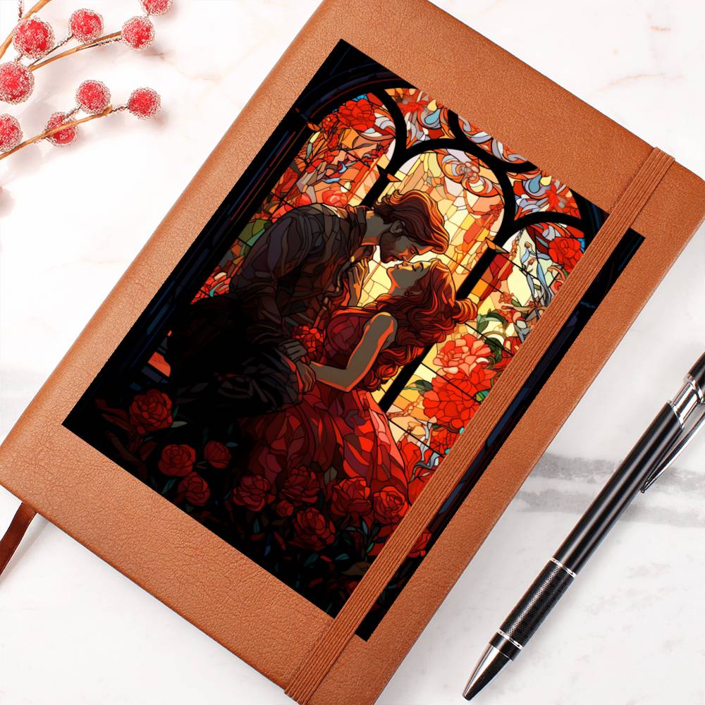 Valentine's Day Art 296 - Vegan Leather Journal