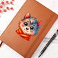Cute Halloween Sticker 080 - Vegan Leather Journal