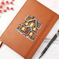 Christmas Gingerbread House 022 - Vegan Leather Journal