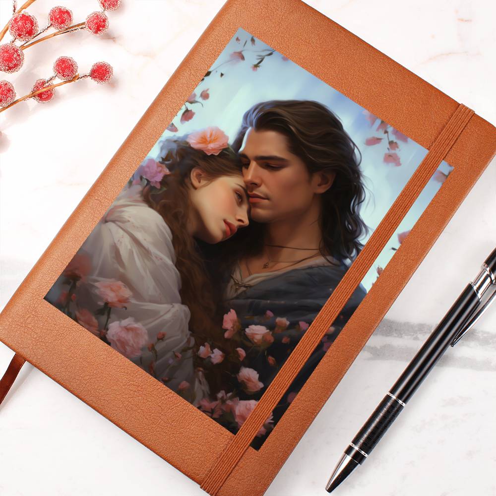 Valentine's Day Art 084 - Vegan Leather Journal