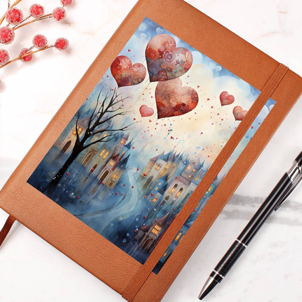 Valentine's Day Art 224 - Vegan Leather Journal