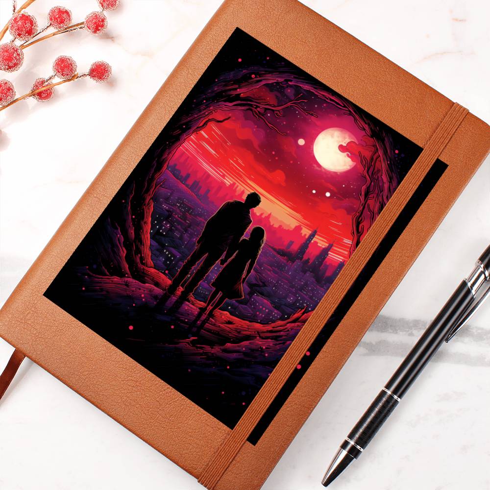 Valentine's Day Art 471 - Vegan Leather Journal