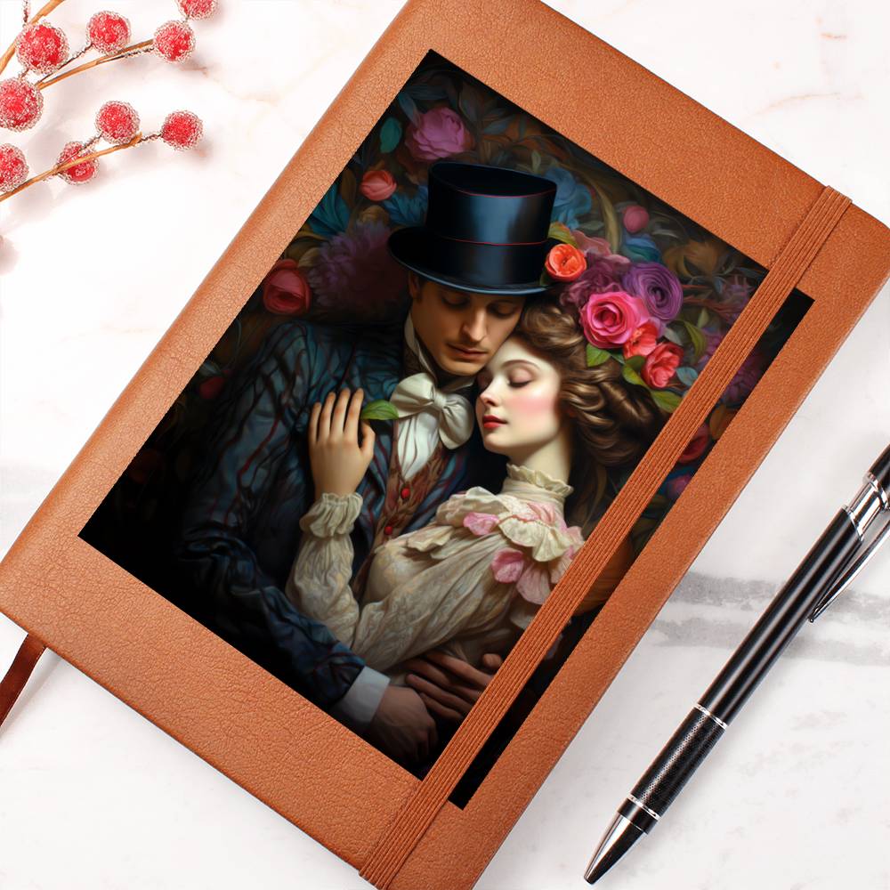 Valentine's Day Art 052 - Vegan Leather Journal