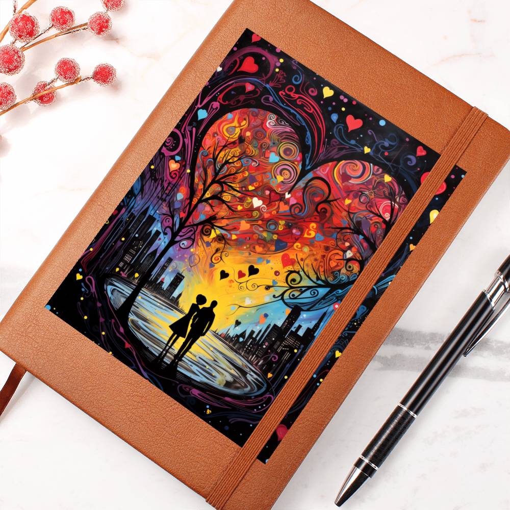 Valentine's Day Art 160 - Vegan Leather Journal
