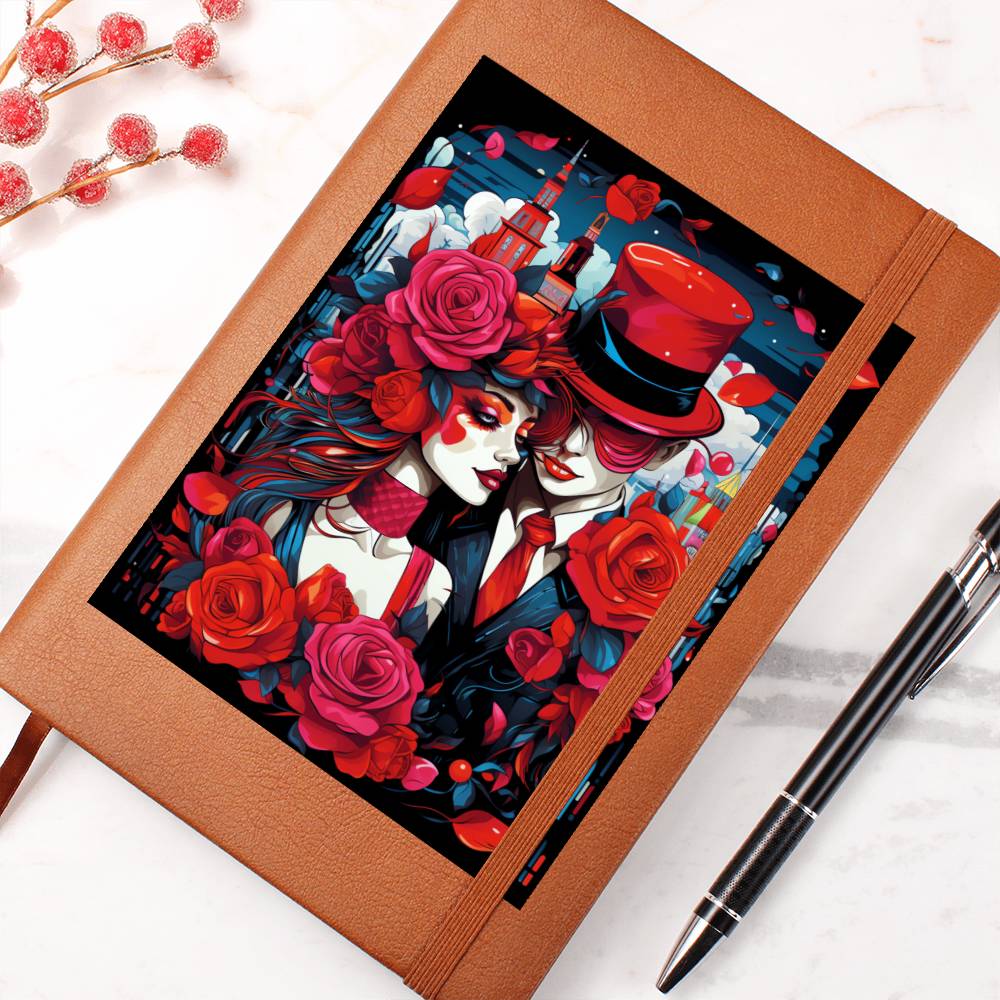 Valentine's Day Art 355 - Vegan Leather Journal