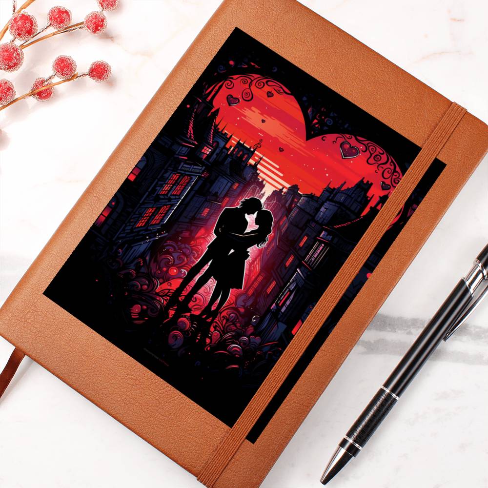 Valentine's Day Art 194 - Vegan Leather Journal