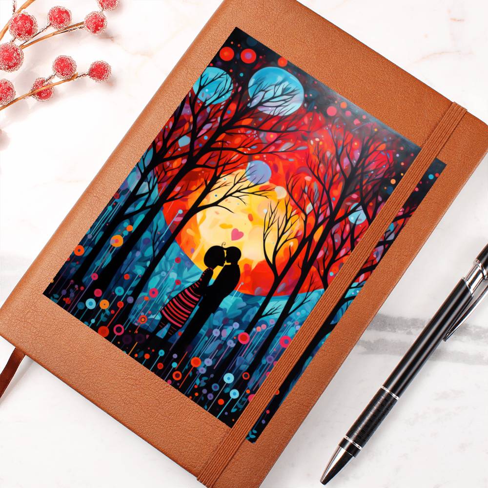 Valentine's Day Art 011 - Vegan Leather Journal