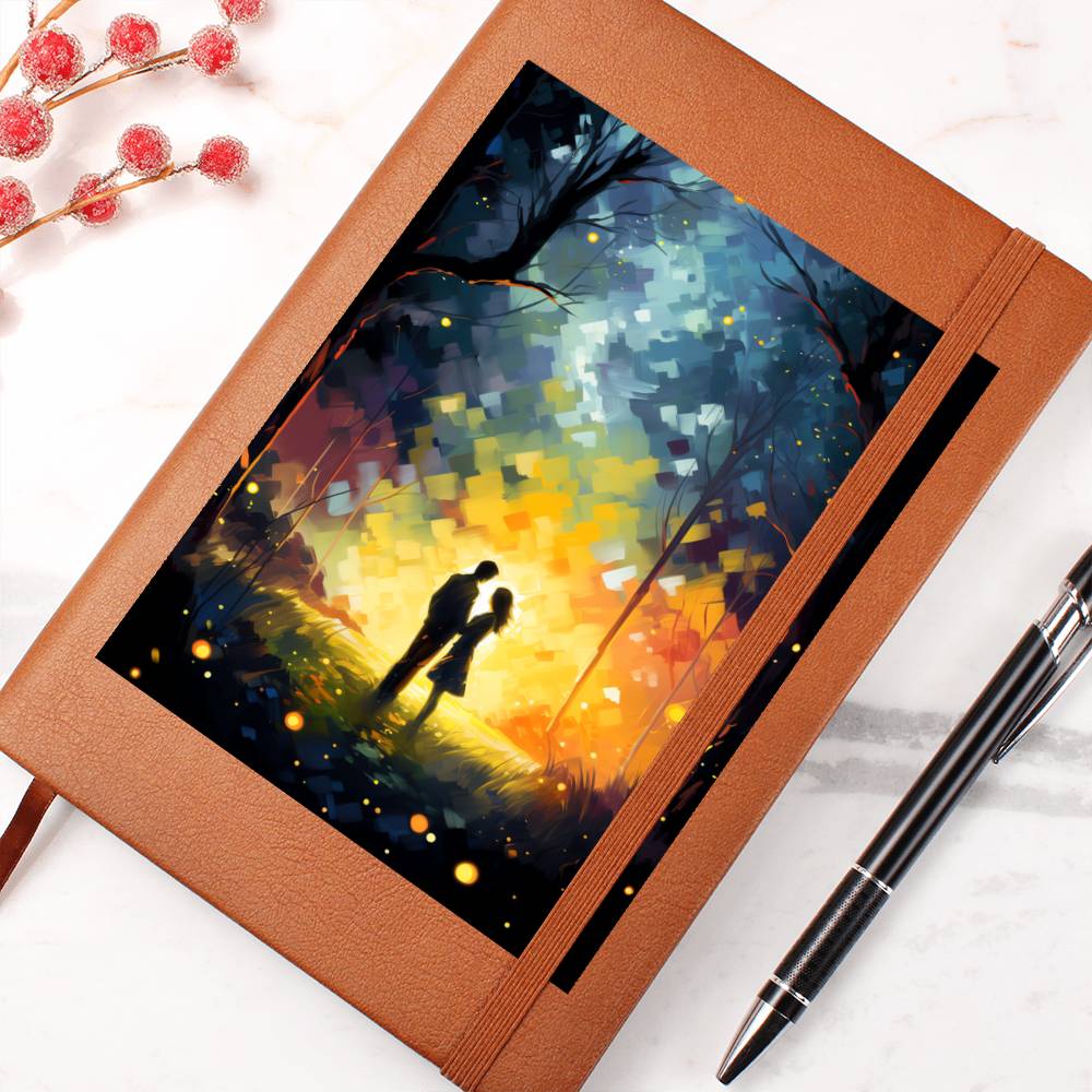 Valentine's Day Art 028 - Vegan Leather Journal