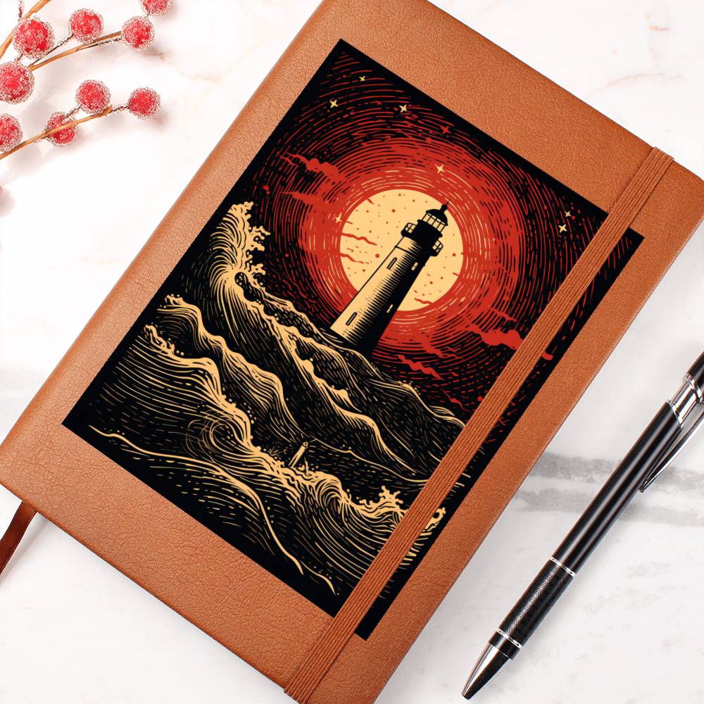 Minimalist BOHO Art 072 - Vegan Leather Journal