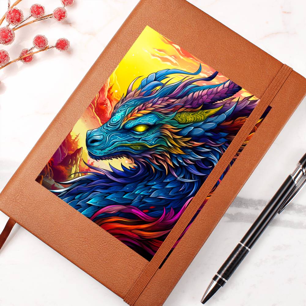 Majestic Dragon 018 - Vegan Leather Journal