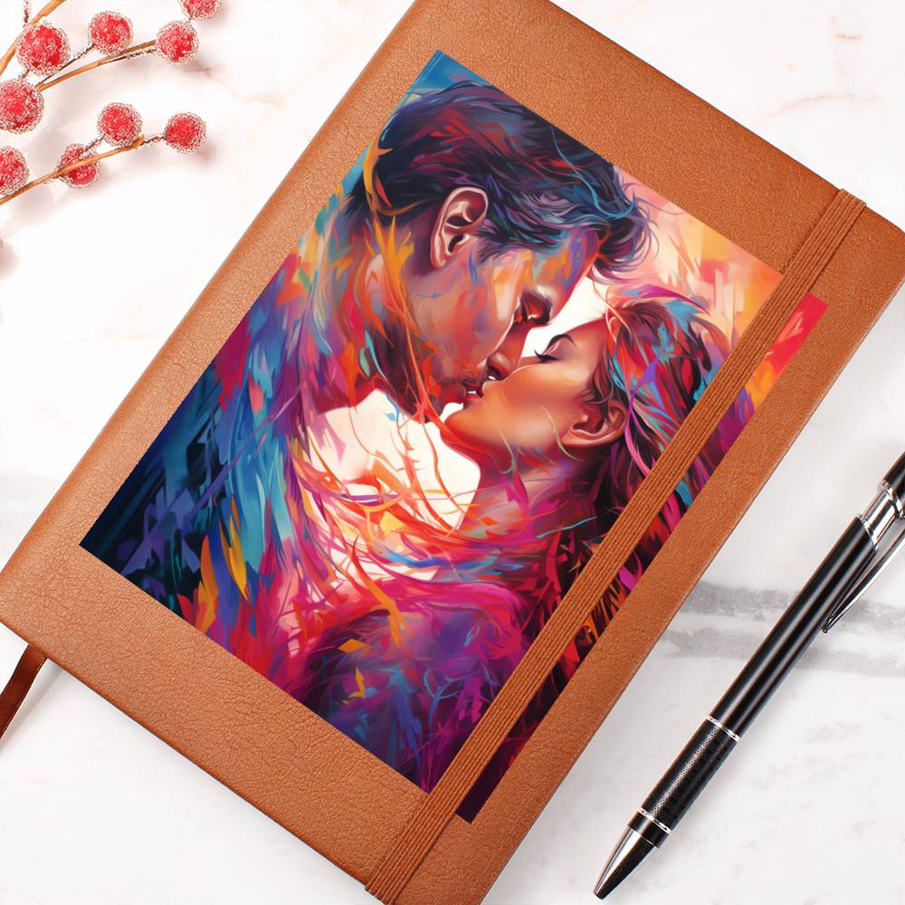 Valentine's Day Art 376 - Vegan Leather Journal