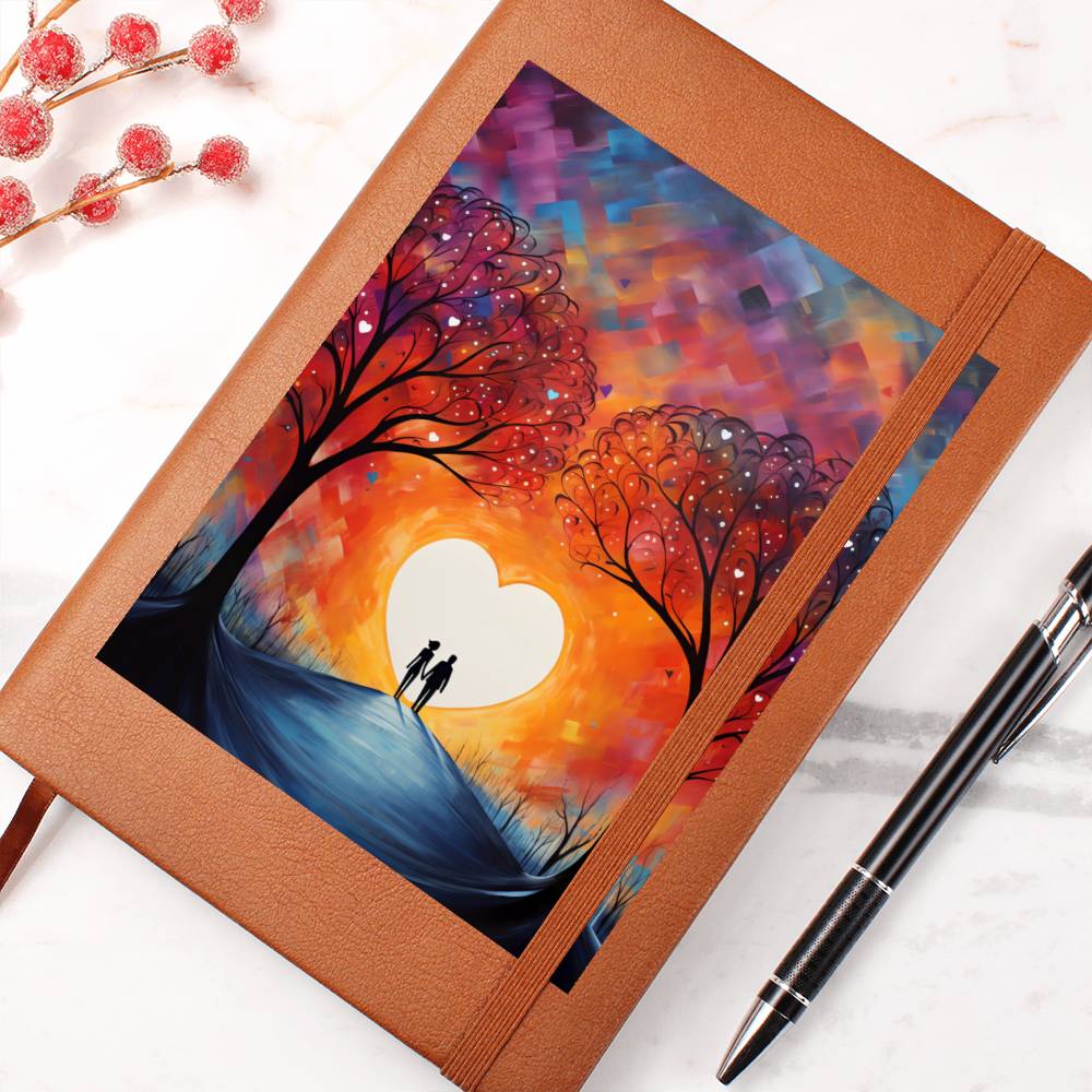 Valentine's Day Art 265 - Vegan Leather Journal